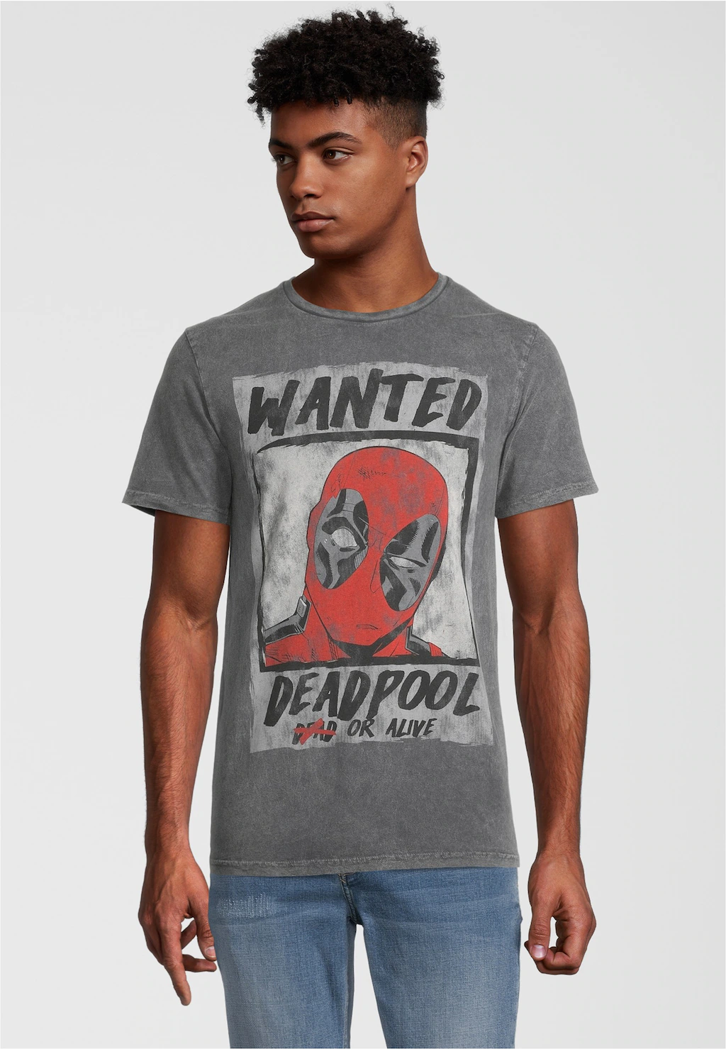 Recovered T-Shirt "Deadpool Wanted Poster", mit coolem Marvel-Print günstig online kaufen