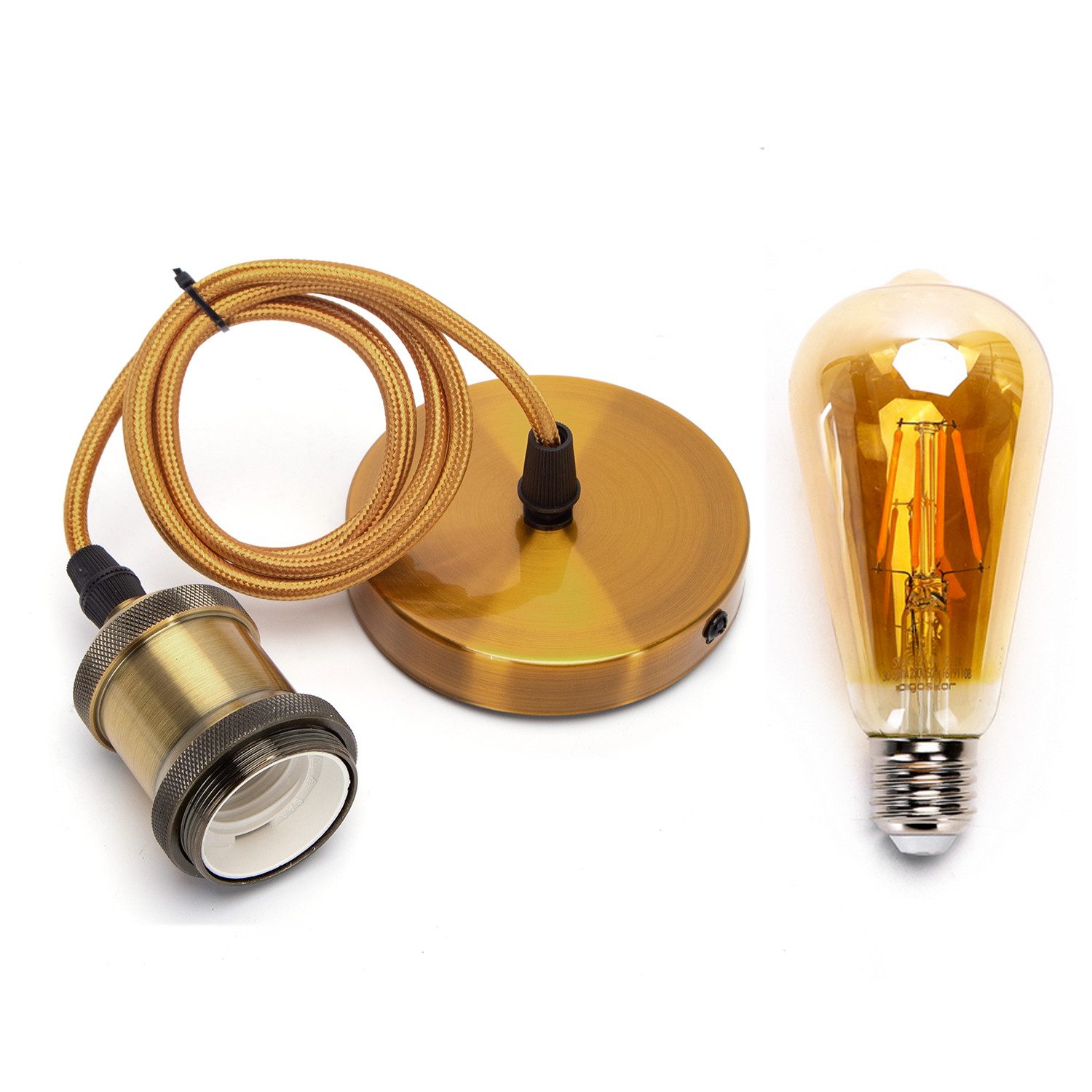 Aigostar LED-Leuchtmittel E27 Lampenfassungen Pendelleuchte Hängelampe günstig online kaufen