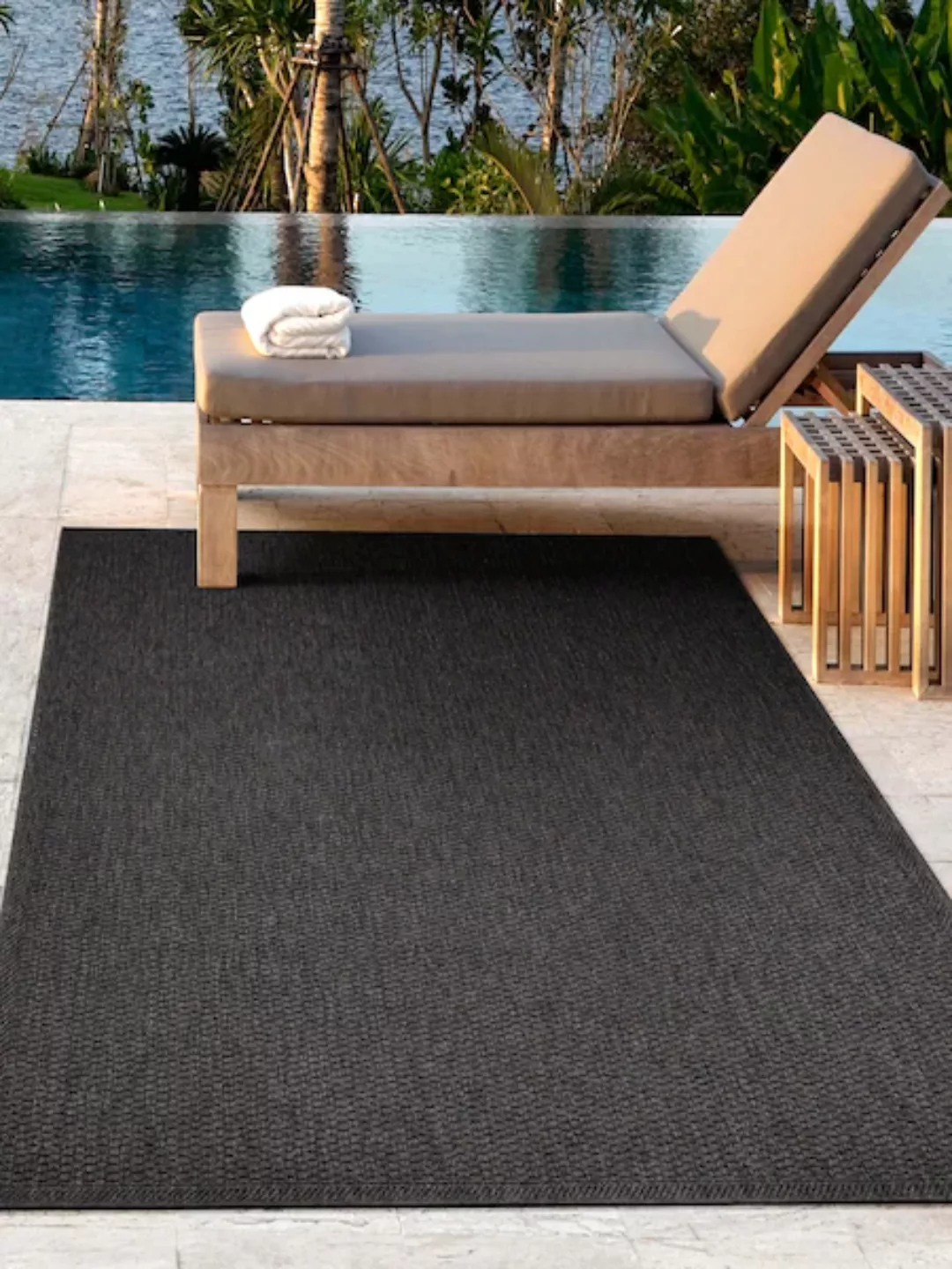 the carpet Teppich »Toulose«, rechteckig, 1 mm Höhe, moderner robuster In u günstig online kaufen