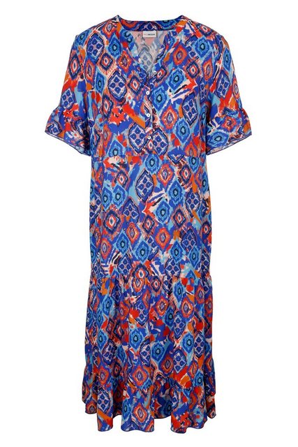 MIAMODA Sommerkleid Kleid Alloverdruck langer Halbarm günstig online kaufen