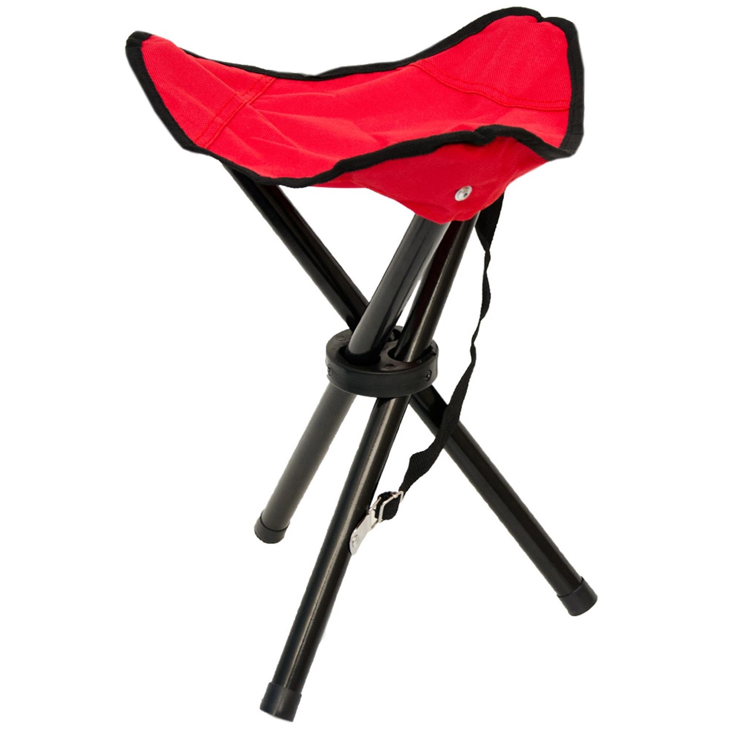 AMANKA Campinghocker 28 x 28 x 36 cm bis 150 kg Belastbar Rot günstig online kaufen