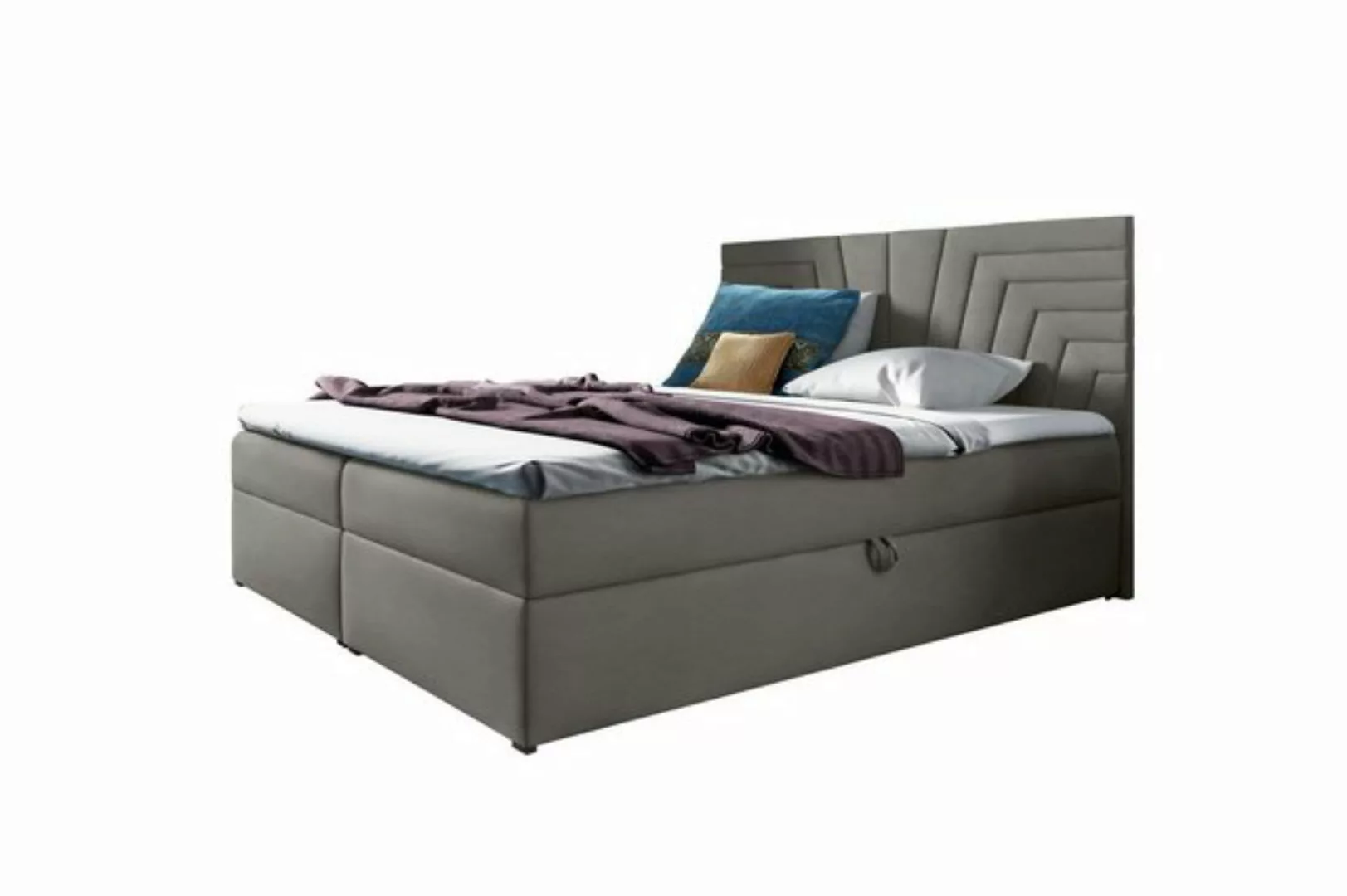 Stylefy Boxspringbett Gilberto (Schlafzimmerbett, Bett), 120/140/160/180/20 günstig online kaufen