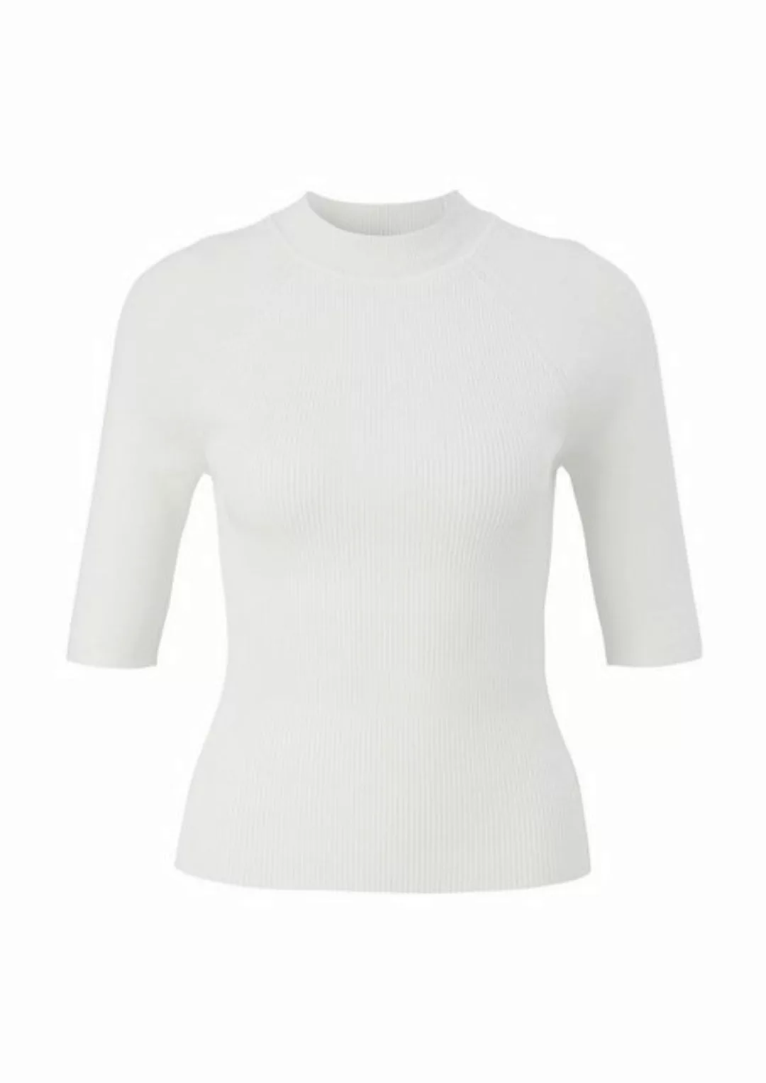 Comma Sweatshirt Strickpullover, WHITE günstig online kaufen