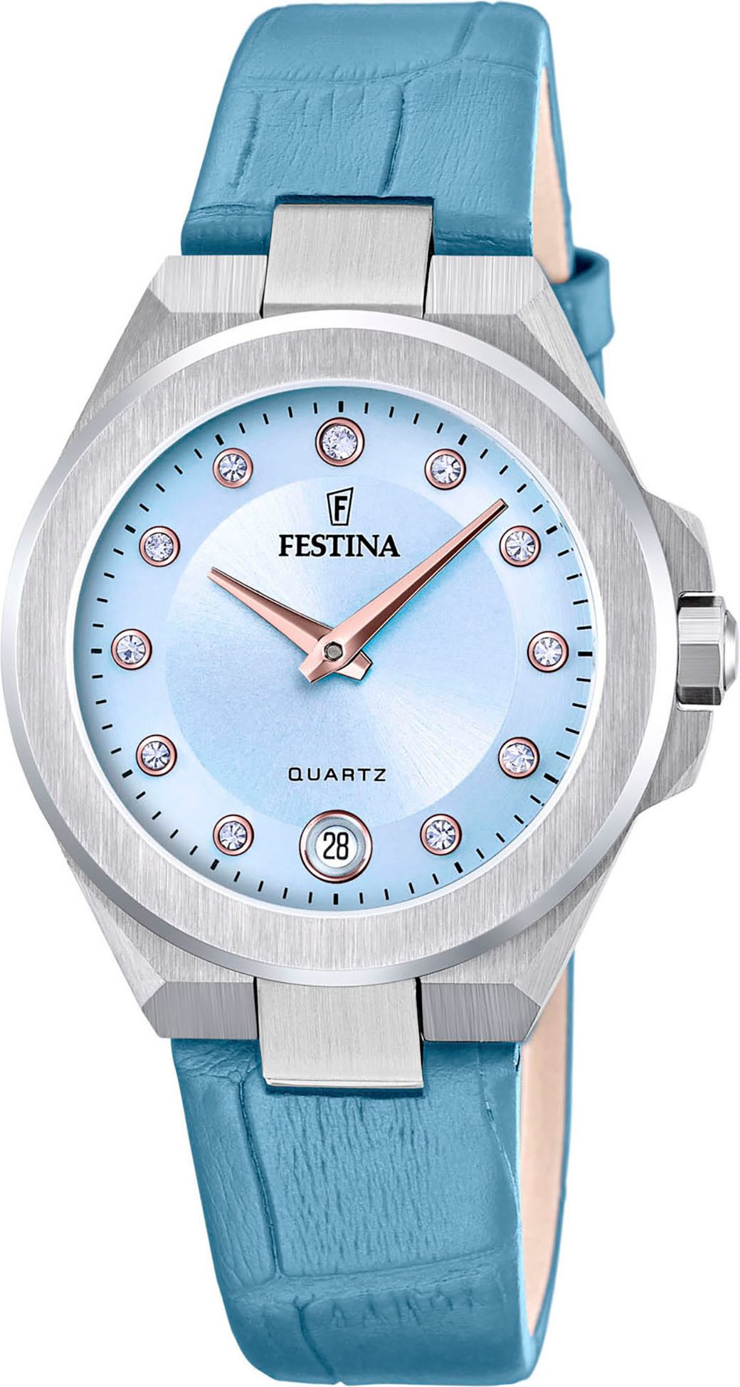 Festina Quarzuhr Mademoiselle F20701/3, Armbanduhr, Damenuhr, günstig online kaufen