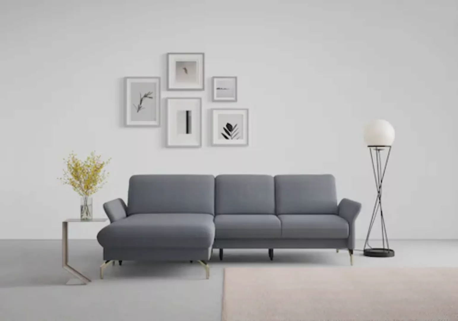 sit&more Ecksofa »Fashion L-Form«, wahlweise mit Kopfteilverstellung, Vorzi günstig online kaufen