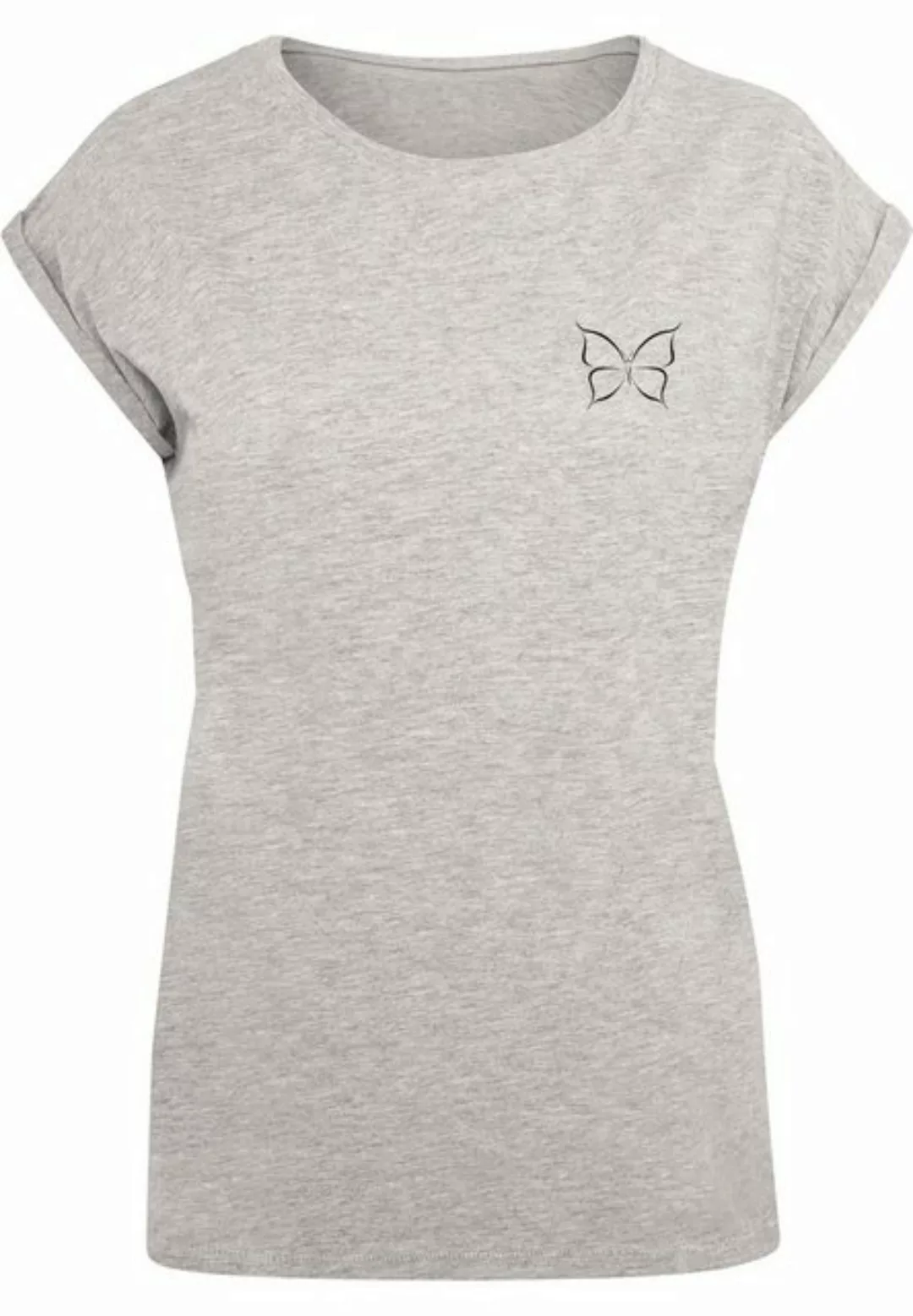 Merchcode T-Shirt Merchcode Damen Ladies Spring - Butterfly T-Shirt (1-tlg) günstig online kaufen