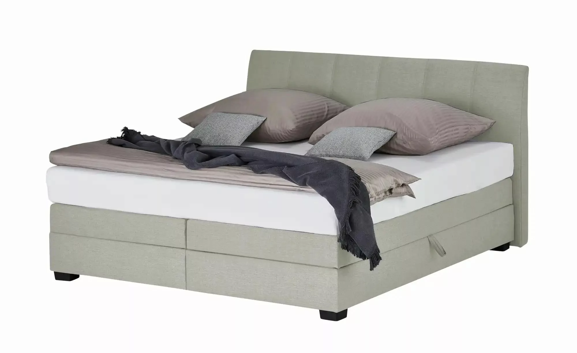 vanDoorn Boxspringbett  Chiara ¦ grau ¦ Maße (cm): B: 172 H: 107 Betten > B günstig online kaufen