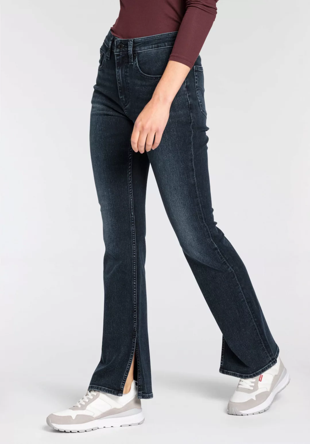 Levis Bootcut-Jeans "725 High-Rise Bootcut", mit Schlitz günstig online kaufen