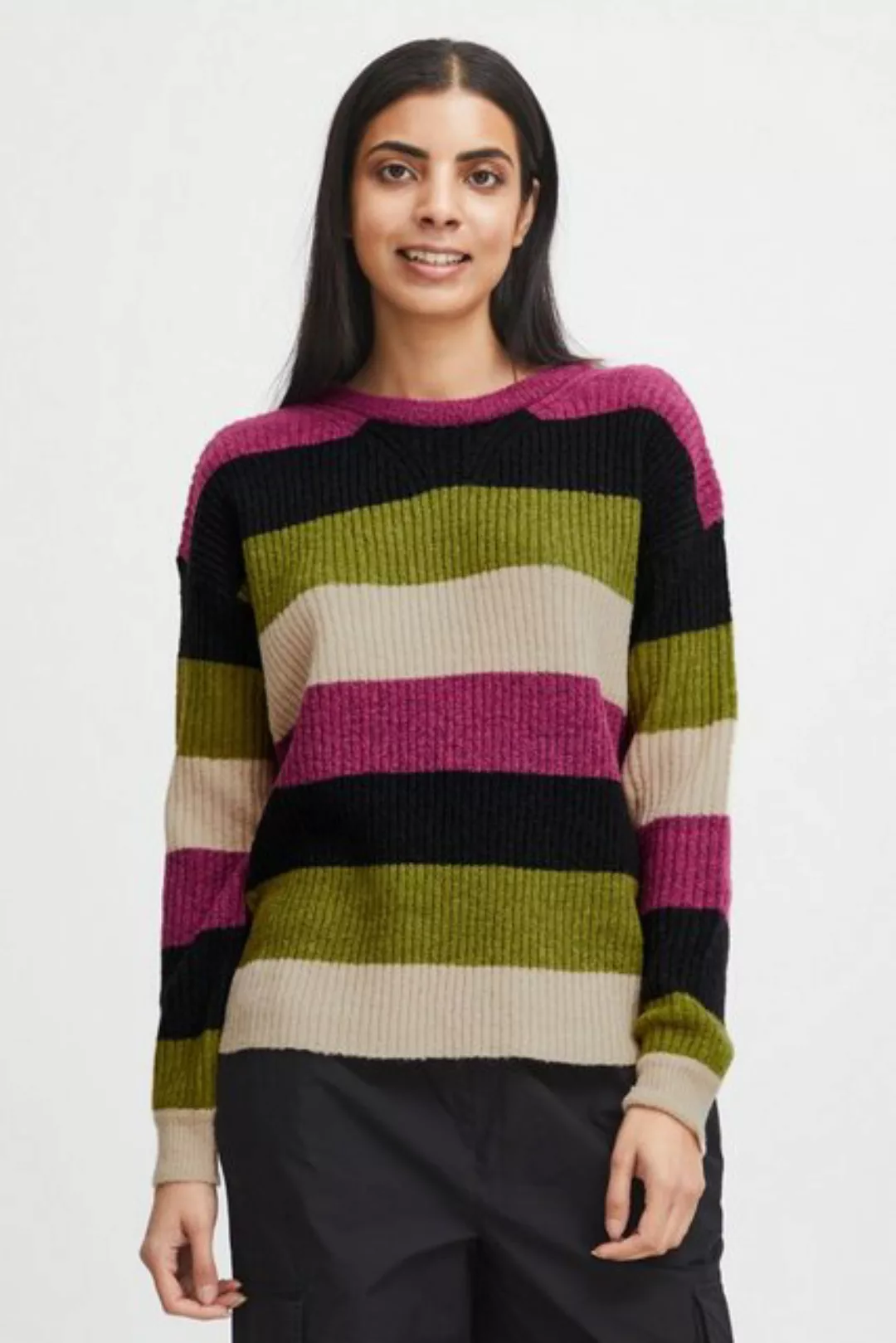 b.young Strickpullover Onema Oneck (1-tlg) Plain/ohne Details günstig online kaufen