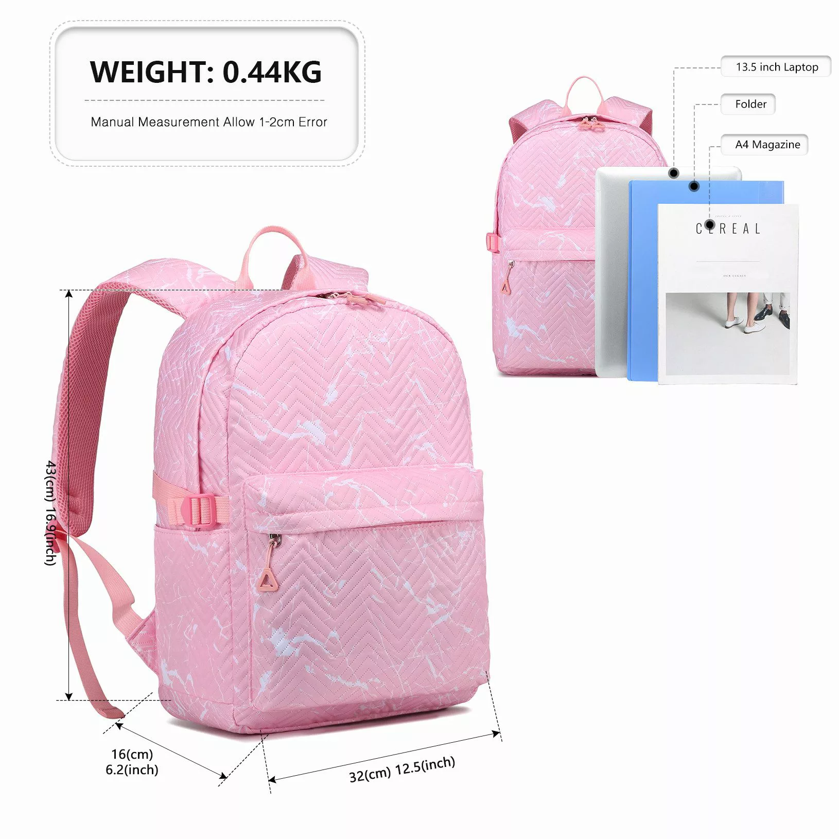 KONO Schulrucksack Unisex-Tagesrucksack Leichter Schul- & günstig online kaufen