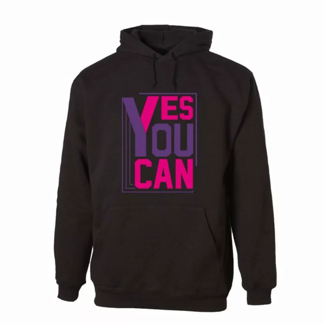 G-graphics Hoodie Yes you can Unisex, mit Frontprint, mit Spruch / Statemen günstig online kaufen