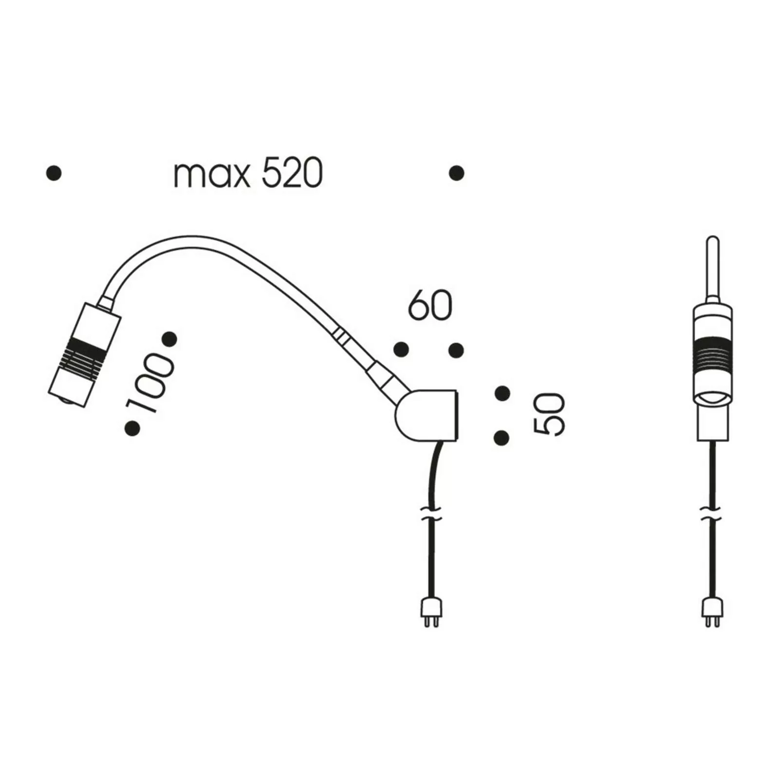 OLIGO A little bit colour Stecker chrom/rot günstig online kaufen