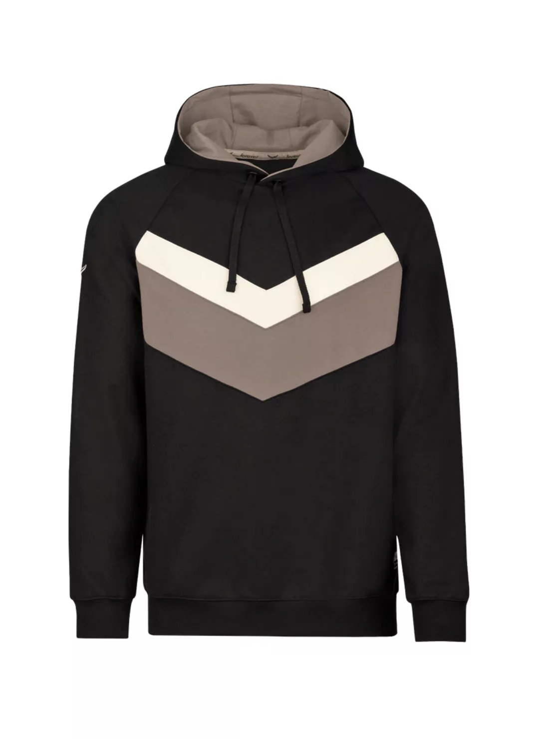 Trigema Kapuzensweatshirt "TRIGEMA Hoodie mit farbigen Elementen" günstig online kaufen