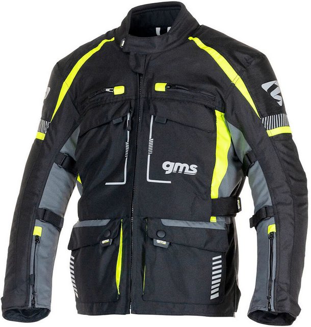 gms Motorradjacke gms Everest 3in1 Tourjacke schwarz / anthrazit / gelb Her günstig online kaufen