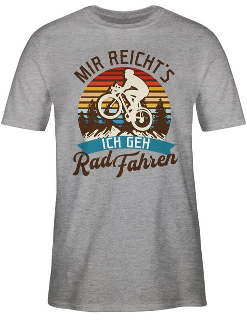 Shirtracer T-Shirt Mir reicht's ich geh Rad fahren - Mountainbike Geschenk günstig online kaufen