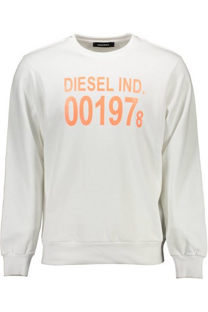 Diesel Sweatshirt Moderner Herrenpullover in Weiß: Rundhals günstig online kaufen