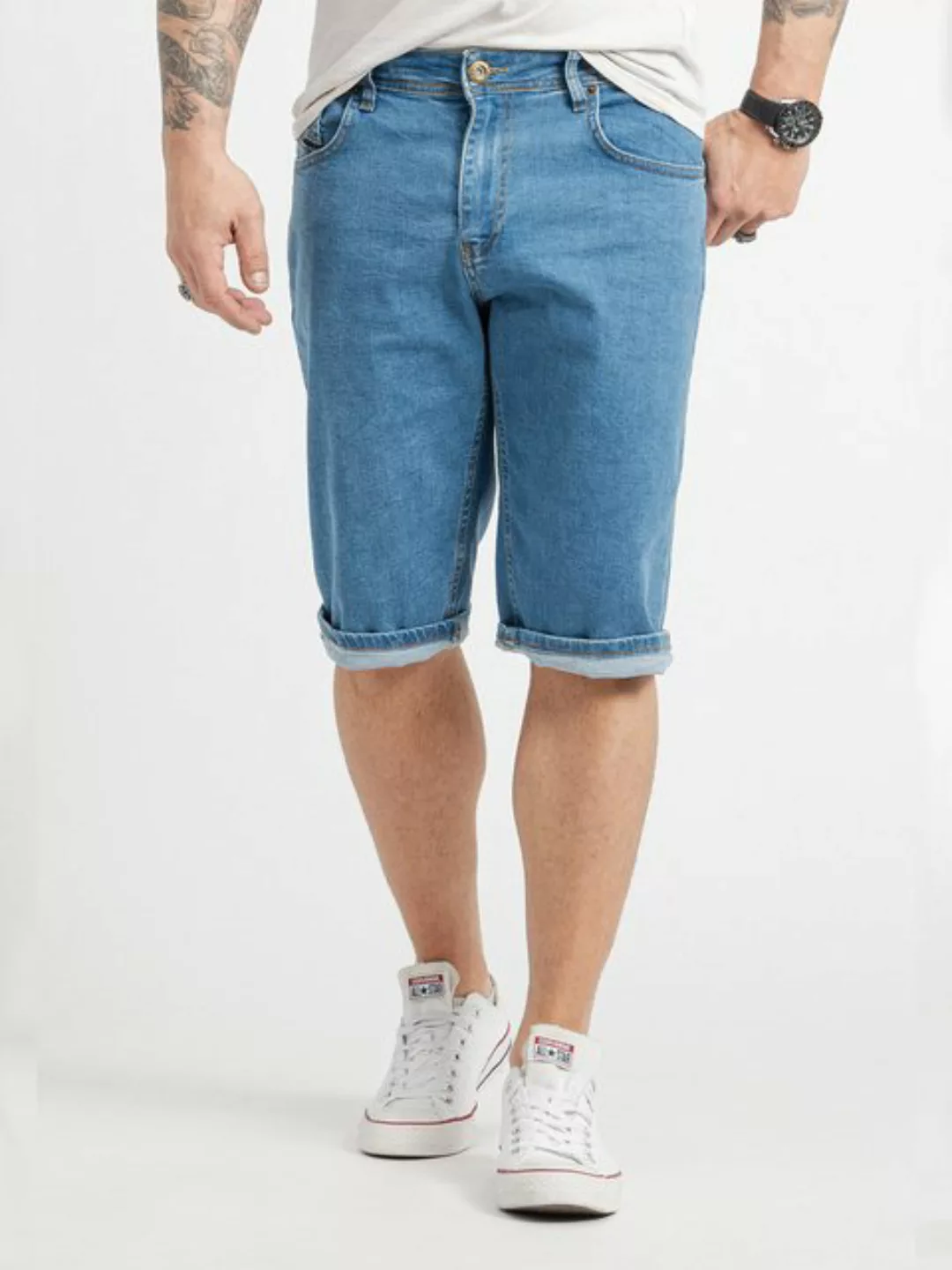 Rock Creek Bermudas Herren Shorts Jeansshorts Denim Blau RC-2424 günstig online kaufen