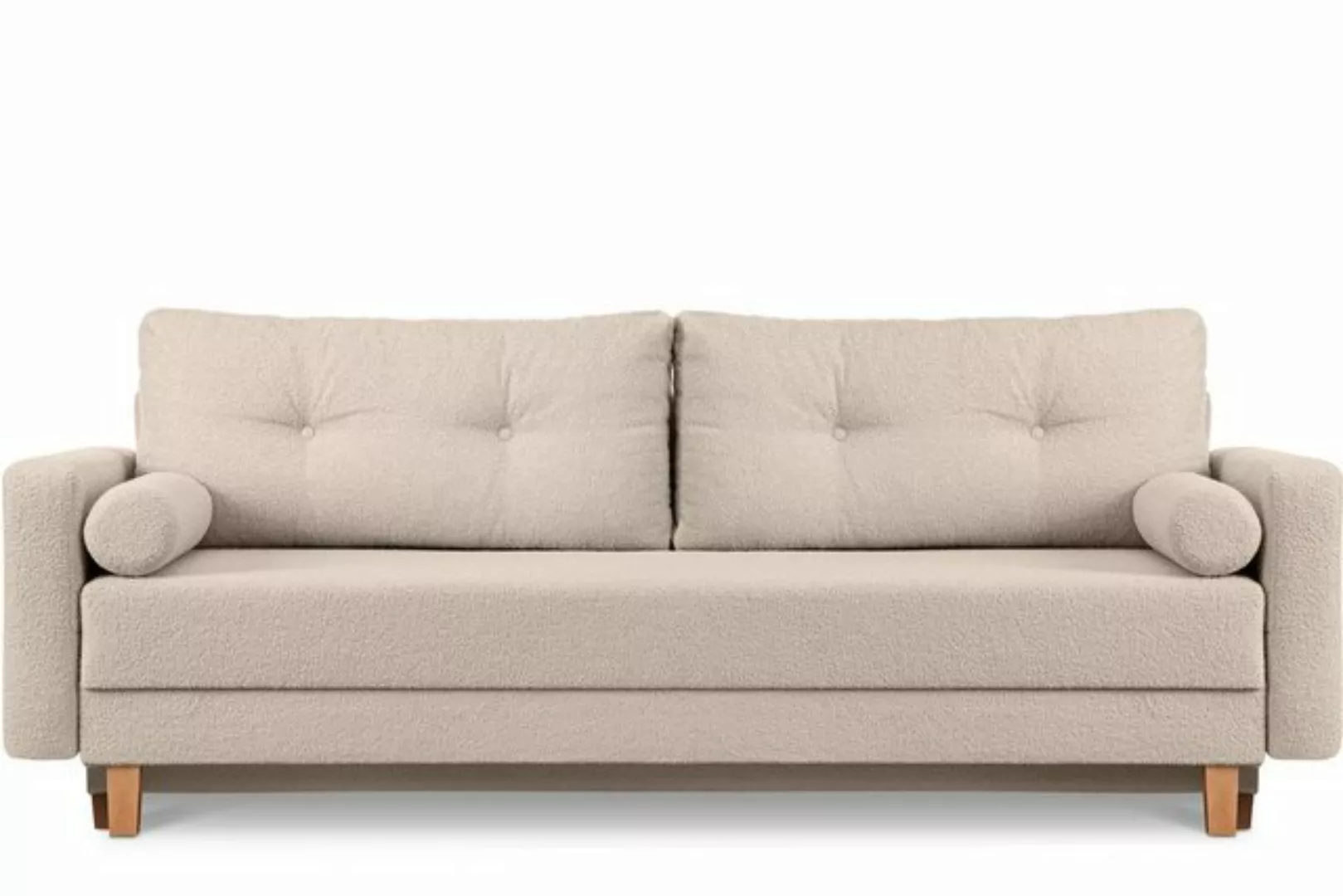 KONSIMO Schlafsofa ERISO Sofa 3-Personen, ausziehbare Liegfläche 196x150 cm günstig online kaufen