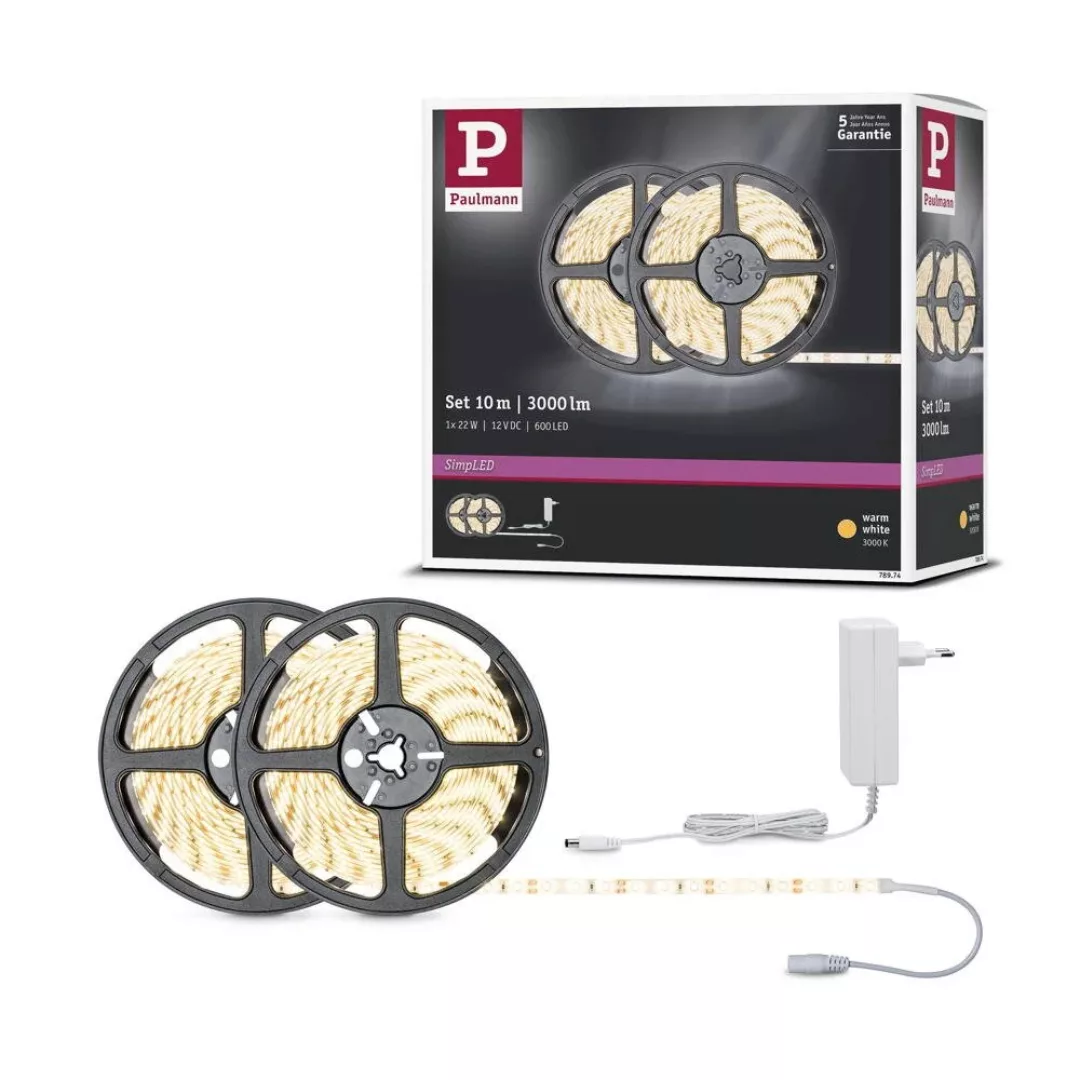 LED Strip SimpLED Set, inkl. Steckertrafo, warmweiß, 10 m günstig online kaufen