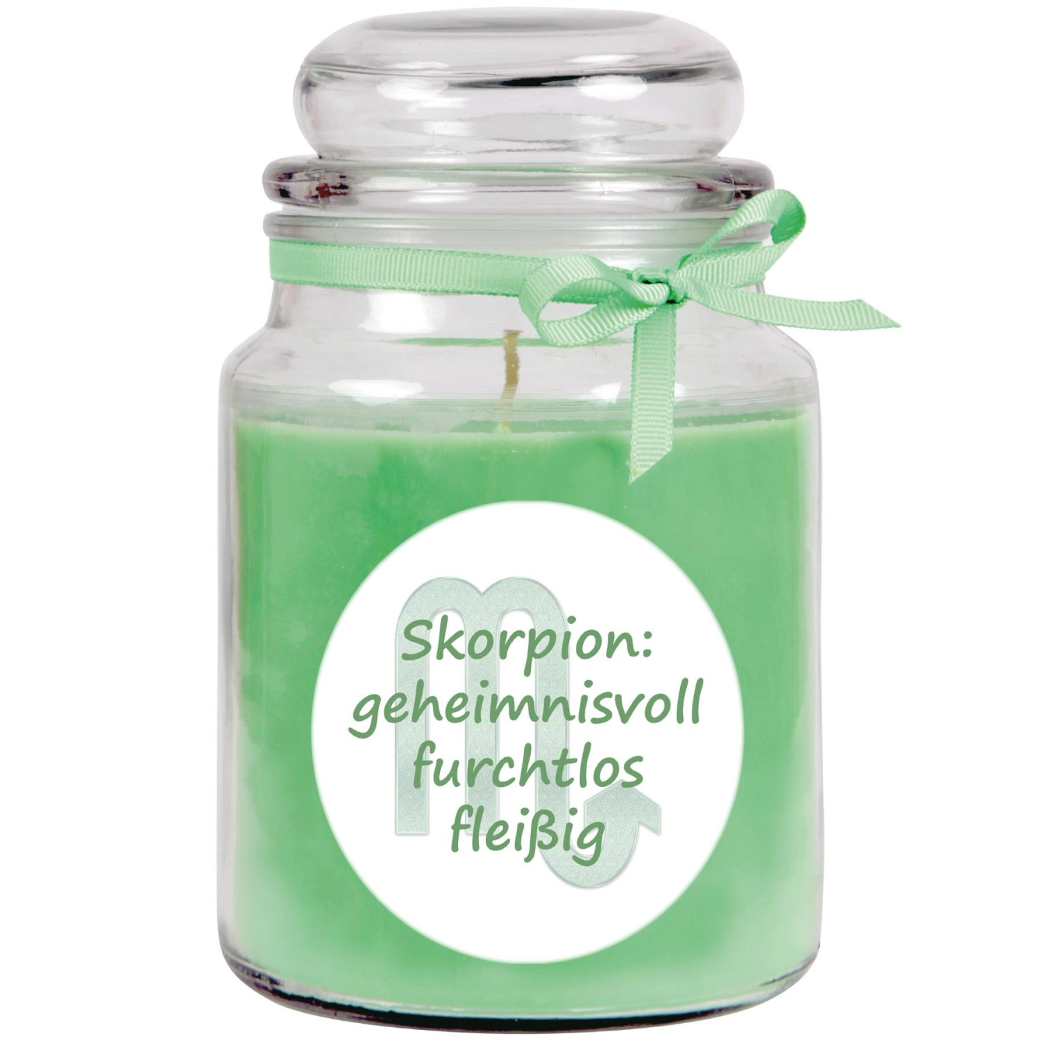 HS Candle Duftkerze & Glas Sternzeichen Coconut Limes 110 Stunden Skorpion günstig online kaufen