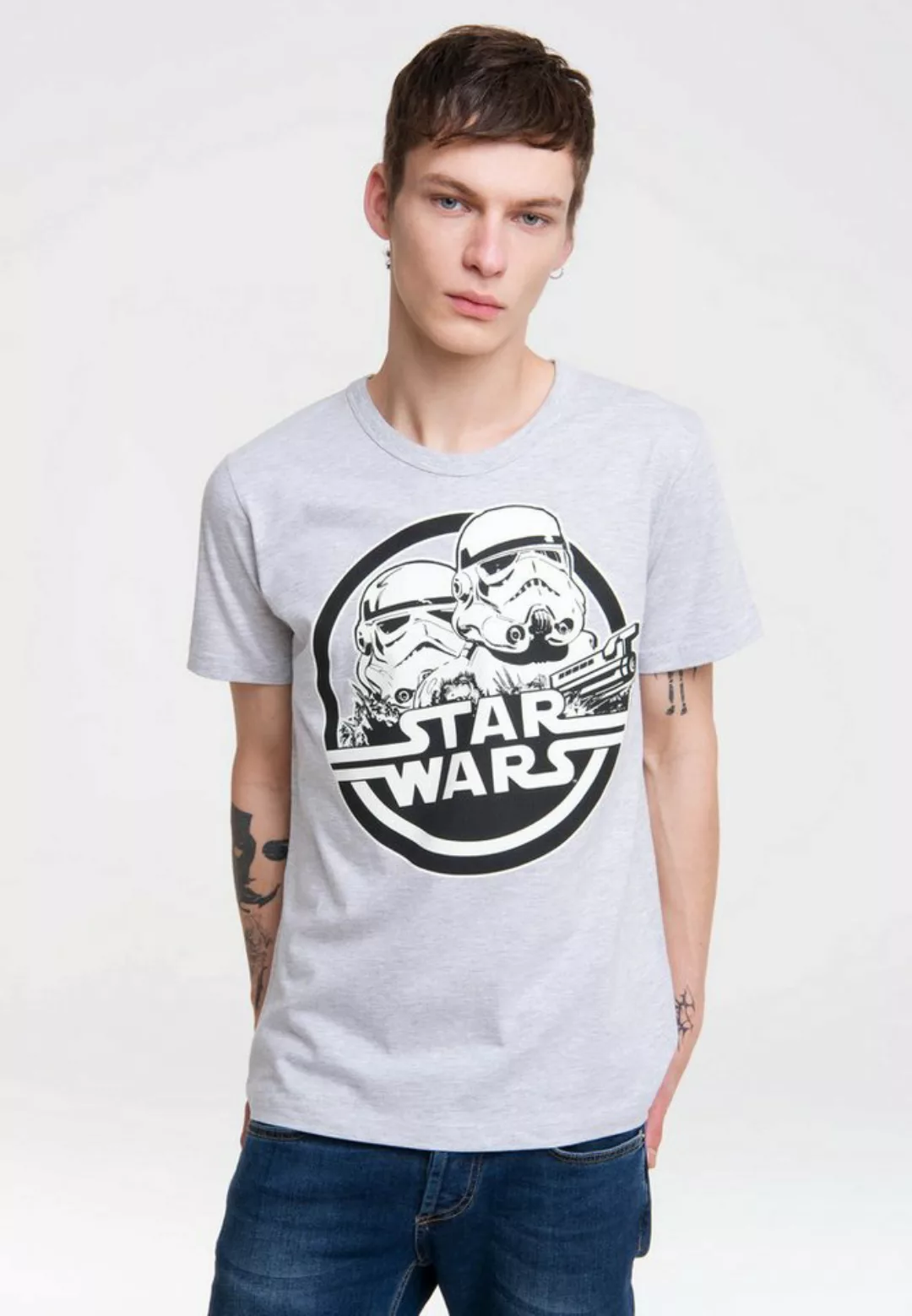 LOGOSHIRT T-Shirt Stormtrooper - Krieg der Sterne mit tollem Aufdruck günstig online kaufen