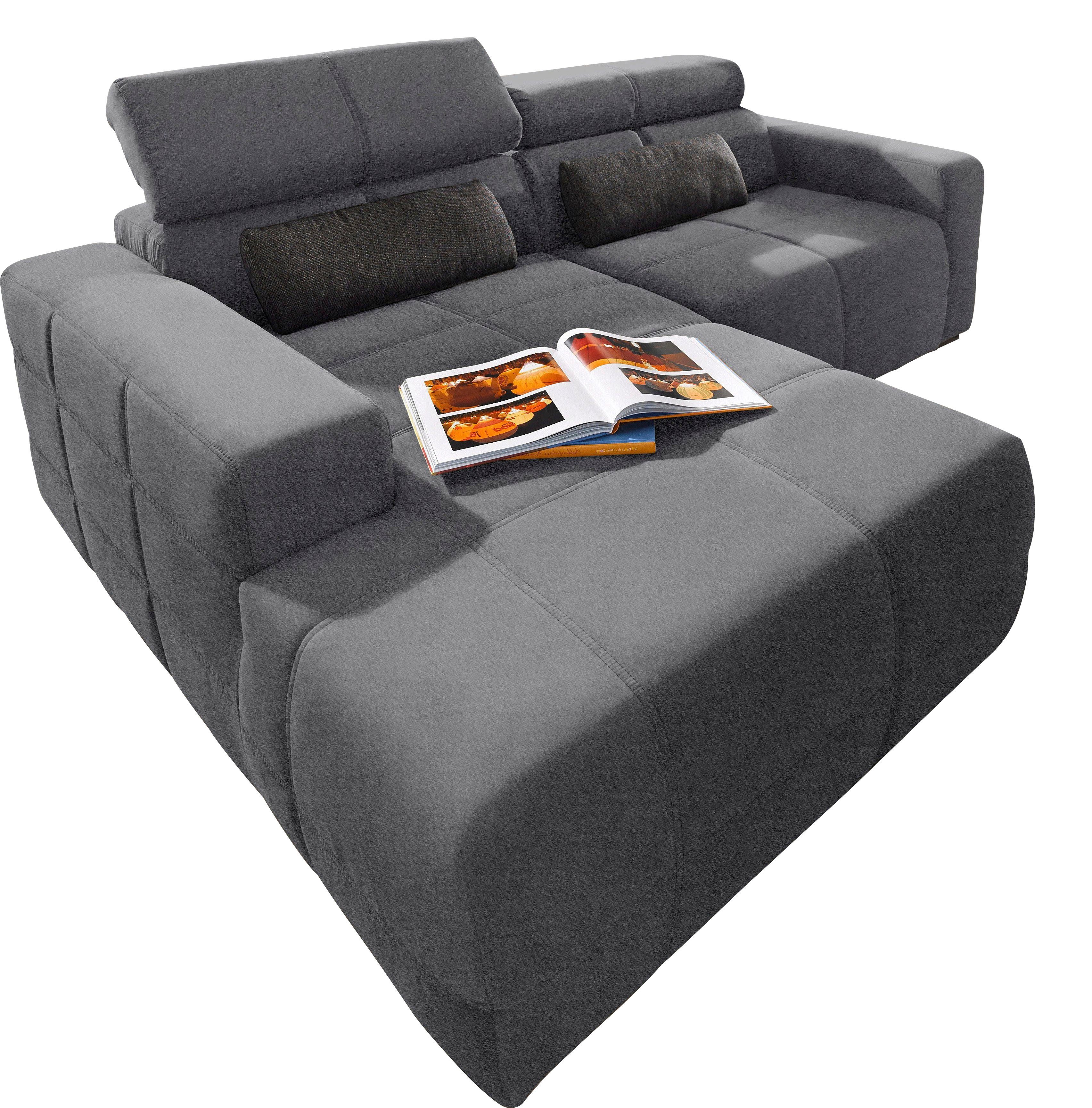 DOMO collection Ecksofa Brandon, inkl. Kopfteilverstellung, günstig online kaufen