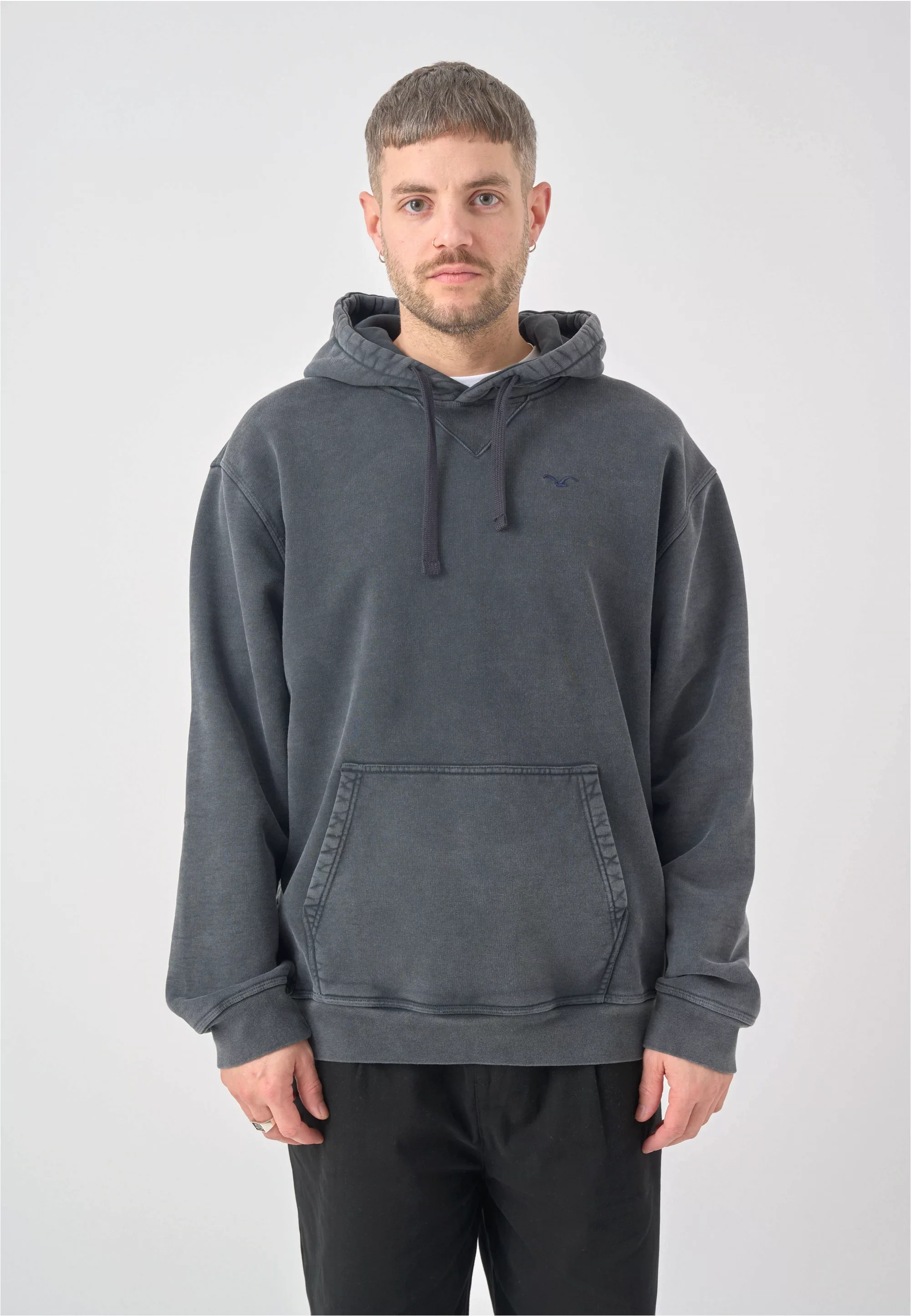 Cleptomanicx Kapuzensweatshirt "Boxy Hooded Ligull Washed", im lockeren Sch günstig online kaufen