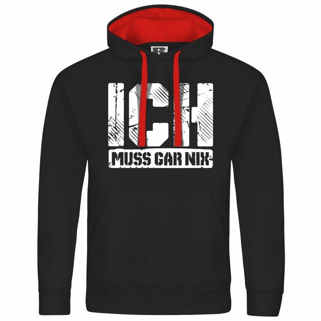 deinshirt Kapuzenpullover Herren Kapuzenpullover Ich muss gar nix Mit Print günstig online kaufen