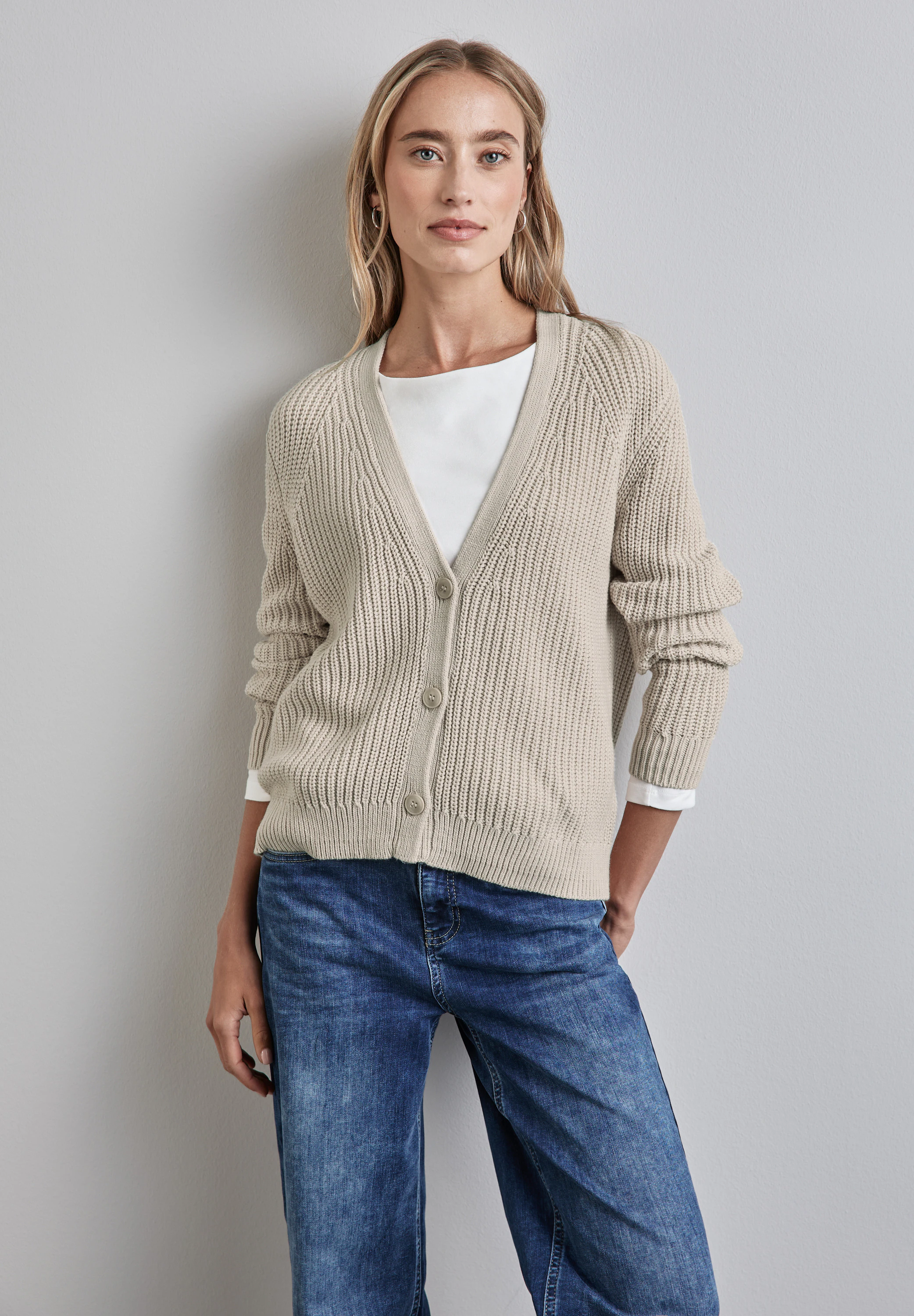 STREET ONE Cardigan mit Knopfleiste günstig online kaufen