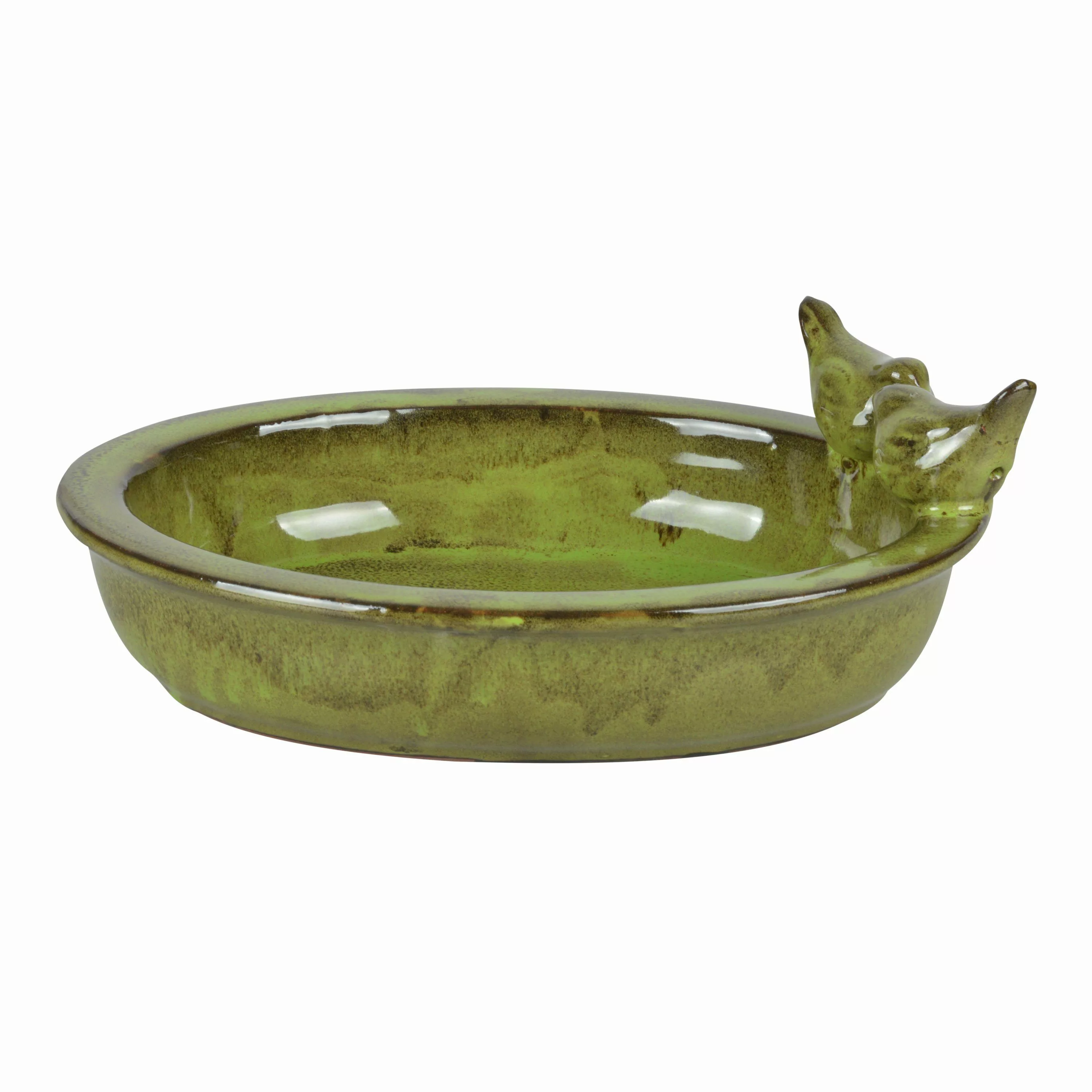 Dekowunder Vogeltränke Wasserstelle Vogelbad Vogelbecken oval günstig online kaufen