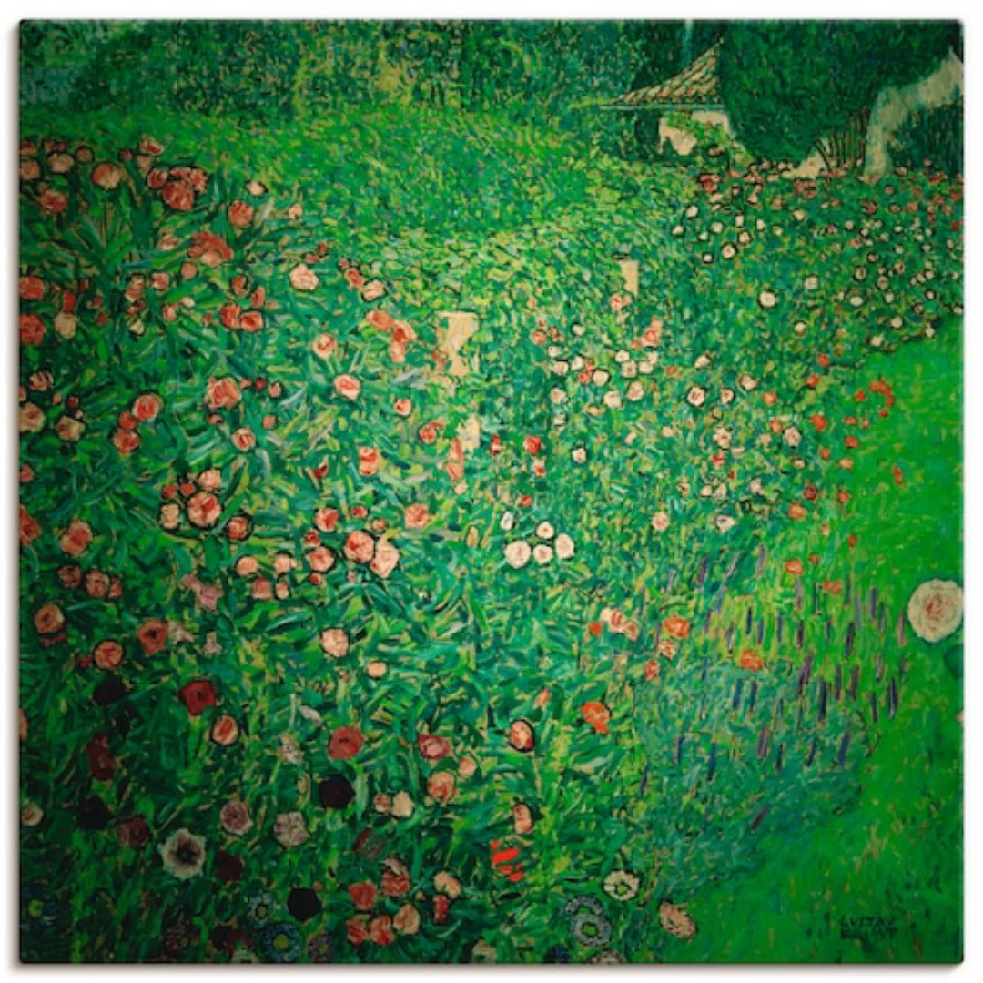 Artland Leinwandbild "Italienische Gartenlandschaft", Garten, (1 St.), auf günstig online kaufen