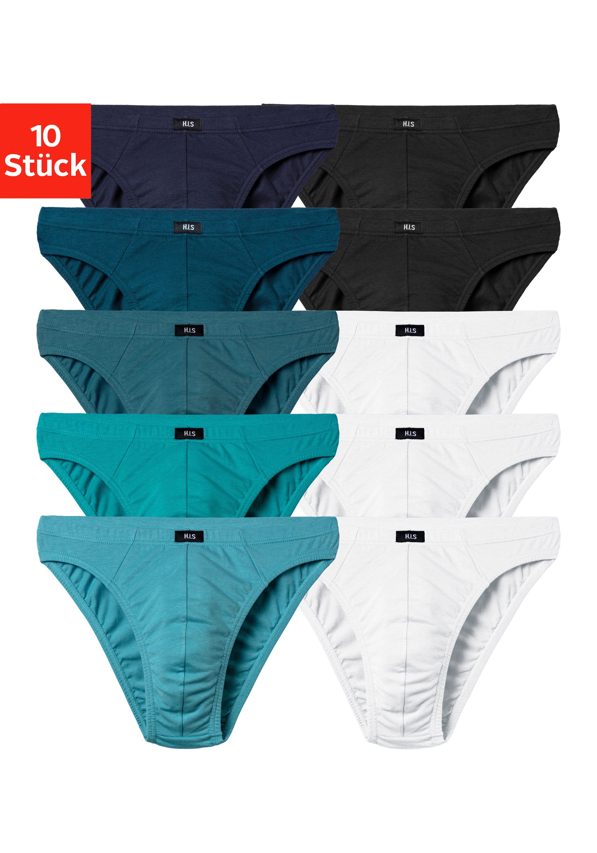 H.I.S Slip "Herren Minislip", (Packung, 10 St.), in Baumwoll-Mix günstig online kaufen
