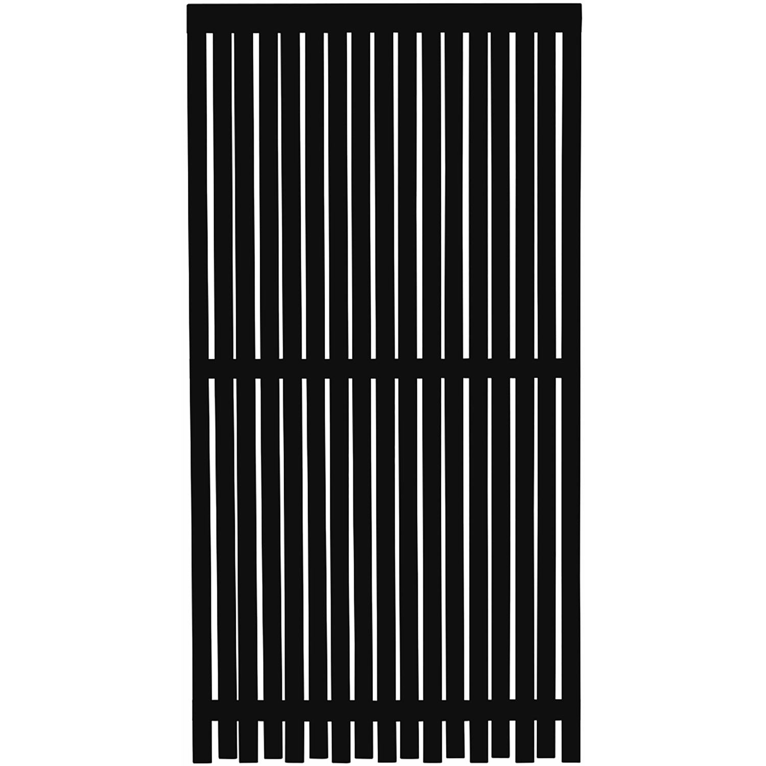 Plus Holz Sichtschutzzaun Nagano Nadelholz Schwarz 90 cm x 180 cm günstig online kaufen