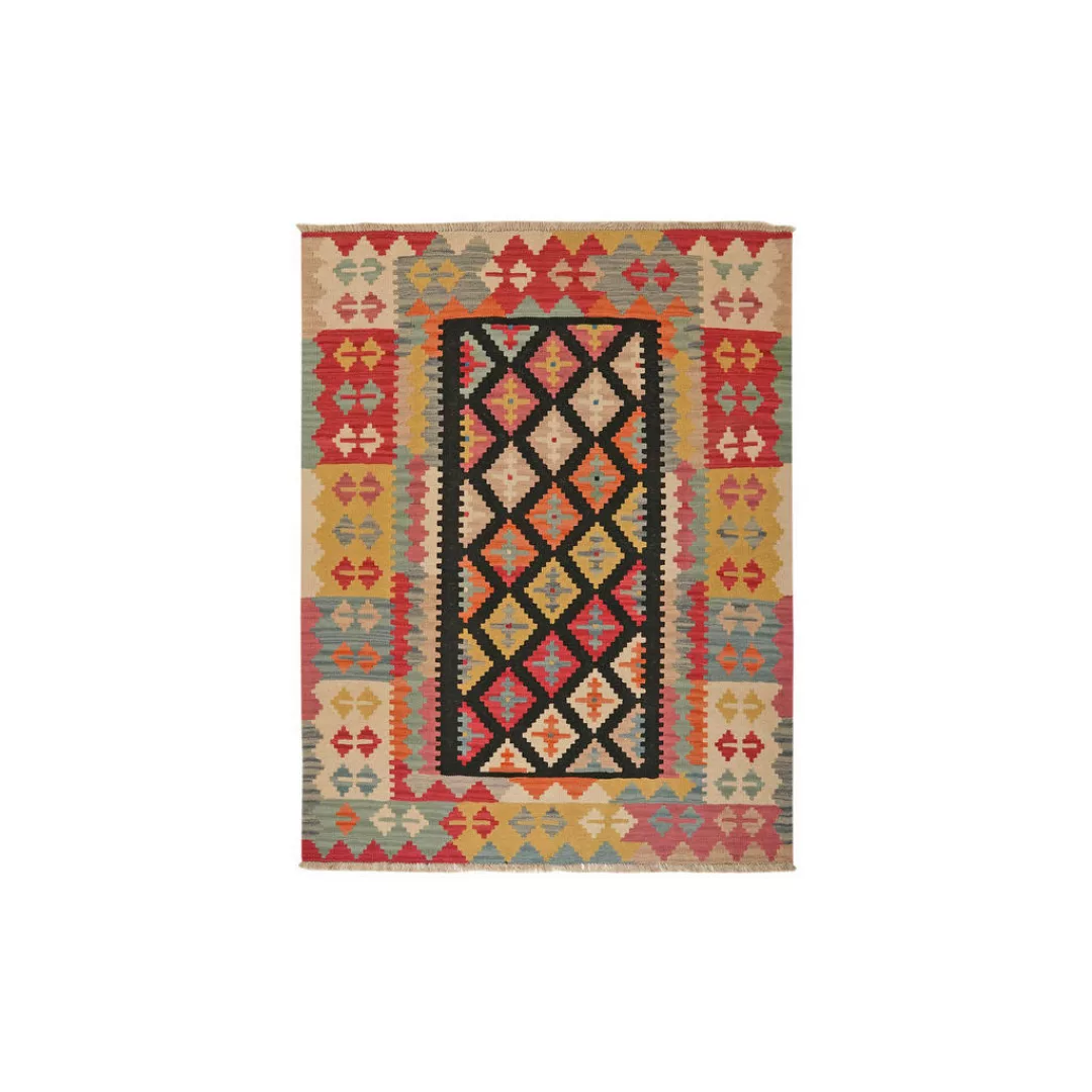 PersaTepp Teppich Kelim Gashgai bunt B/L: ca. 148x189 cm günstig online kaufen