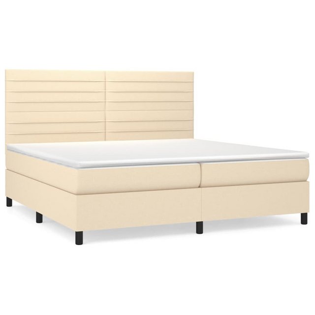 vidaXL Boxspringbett Bett Boxspringbett mit Matratze Stoff (200 x 200 cm, C günstig online kaufen