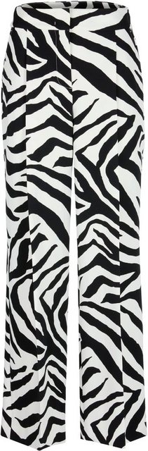 Marc Cain Stoffhose "Collection Animal Intense" Premium Damenmode mit Zebra günstig online kaufen