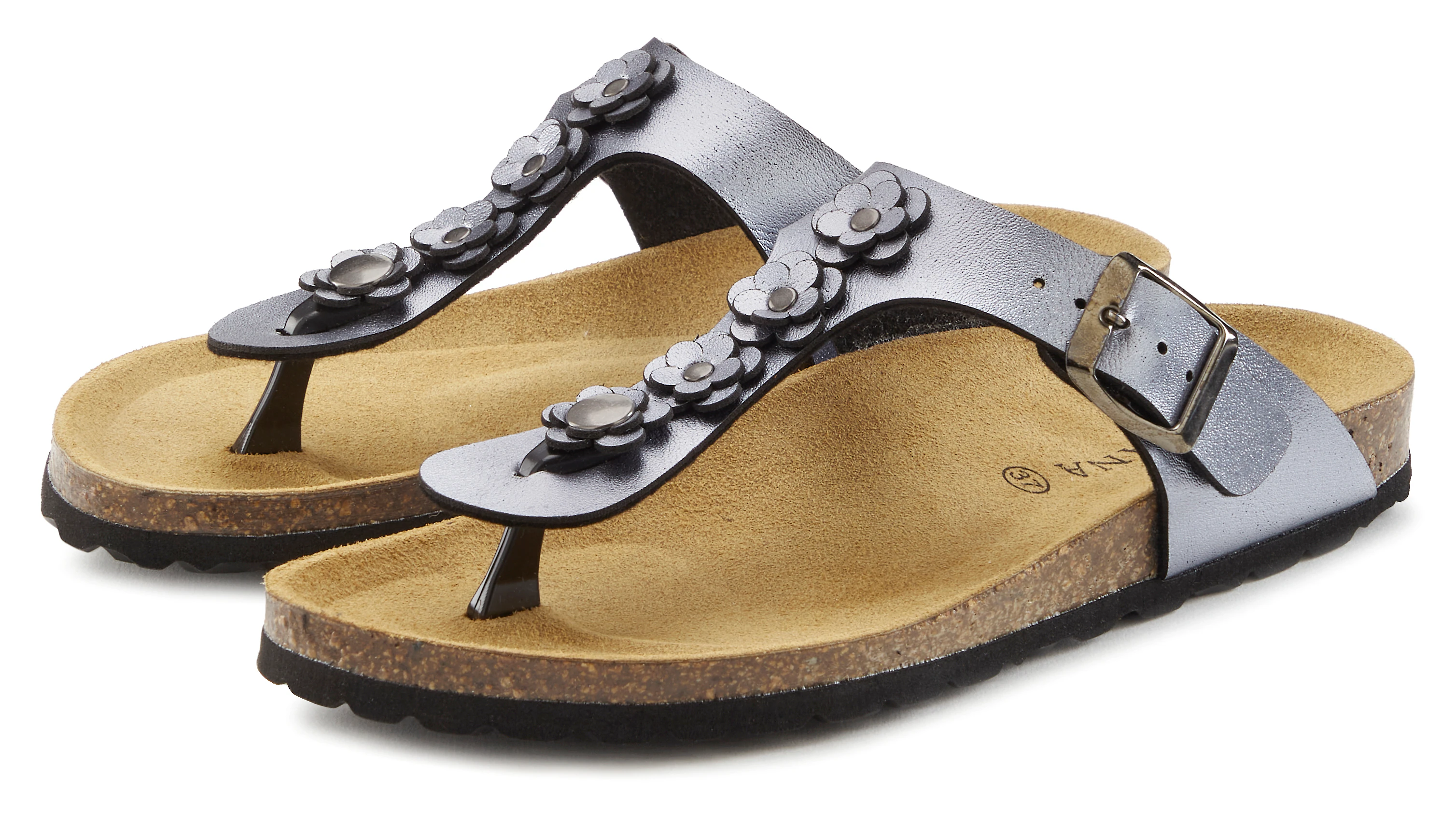 LASCANA Zehentrenner "Sandale, Pantolette, offener Schuh, Sommerschuh,", mi günstig online kaufen