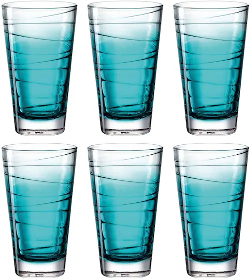 LEONARDO Longdrinkglas »VARIO STRUTTURA«, (Set, 6 tlg.), 280 ml, 6-teilig günstig online kaufen