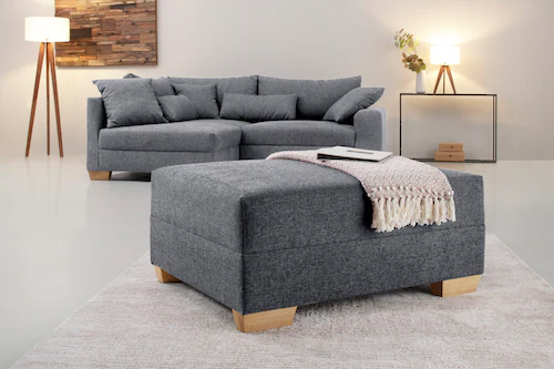 Home affaire Hocker "DuraSpring", Mit DuraSpring-Taschenfederkern, bis 140 günstig online kaufen