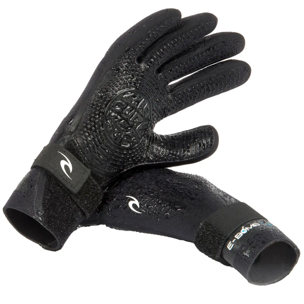 Rip Curl E-Bomb 2mm 5 Finger Gloves Black günstig online kaufen