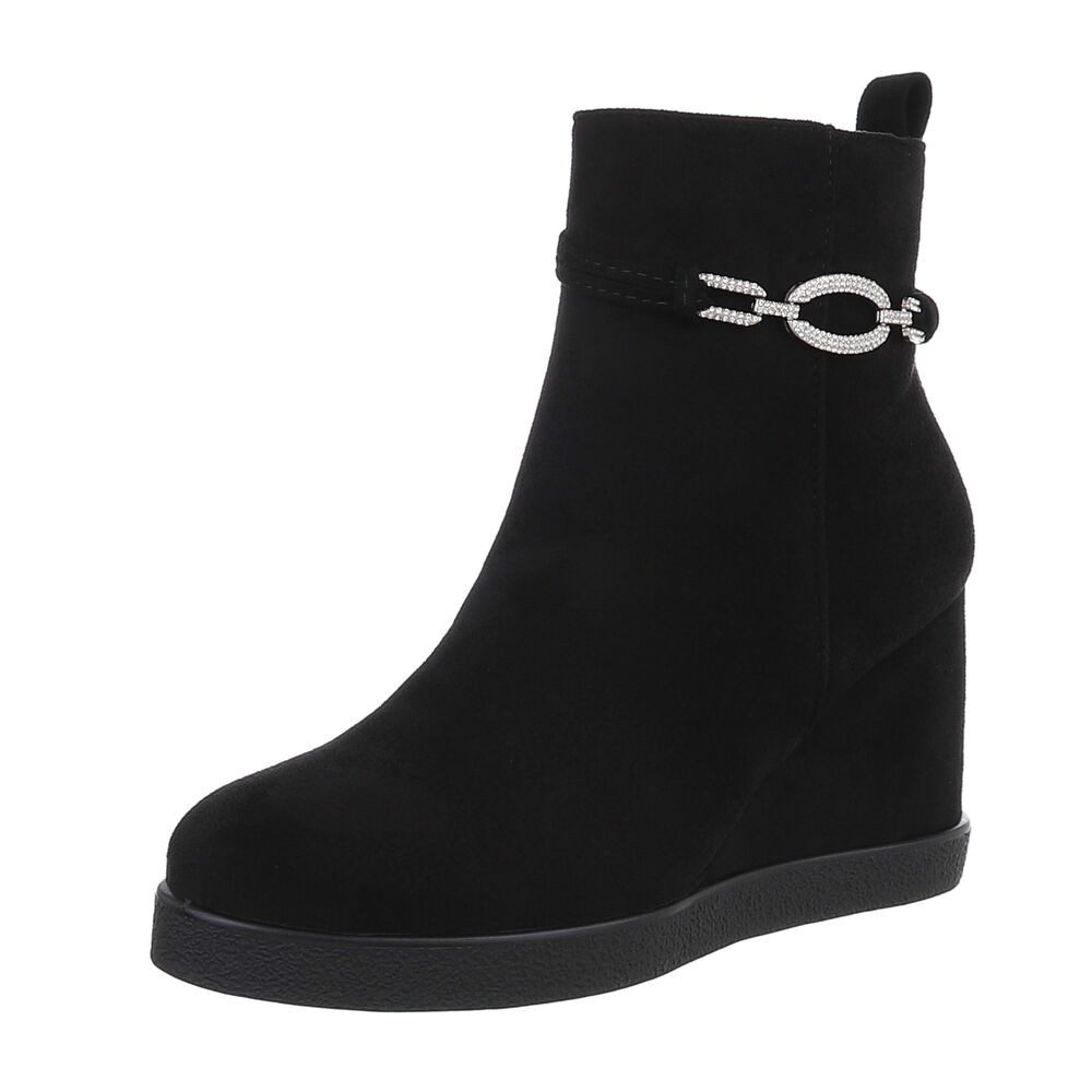 Ital-Design Damen Freizeit Keilstiefelette (87108934) Keilabsatz/Wedge günstig online kaufen