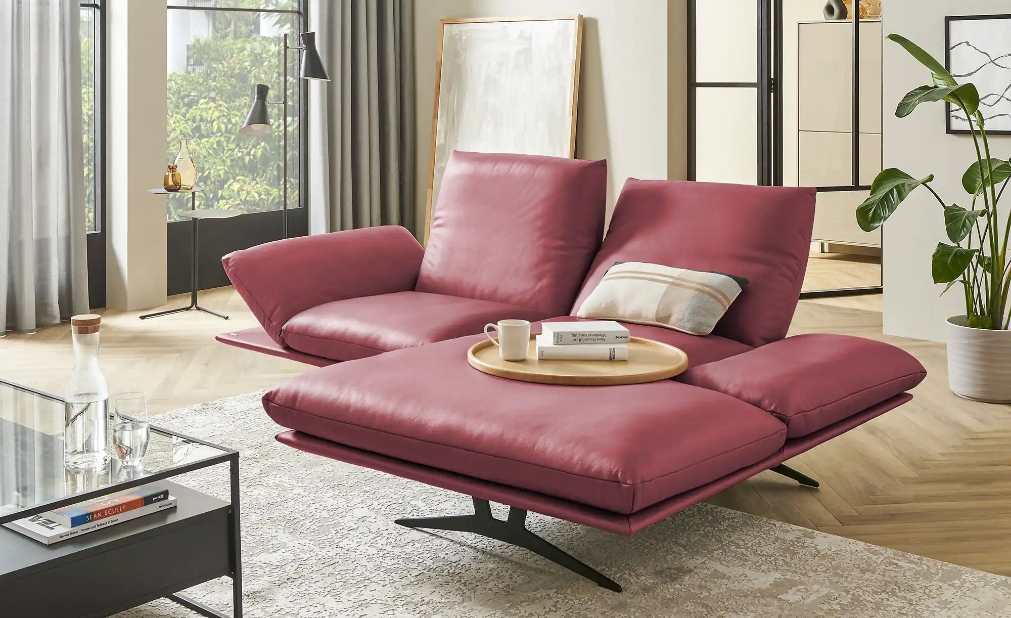 KOINOR Ecksofa   Francis ¦ rot ¦ Maße (cm): B: 238 H: 93 T: 190 Polstermöbe günstig online kaufen