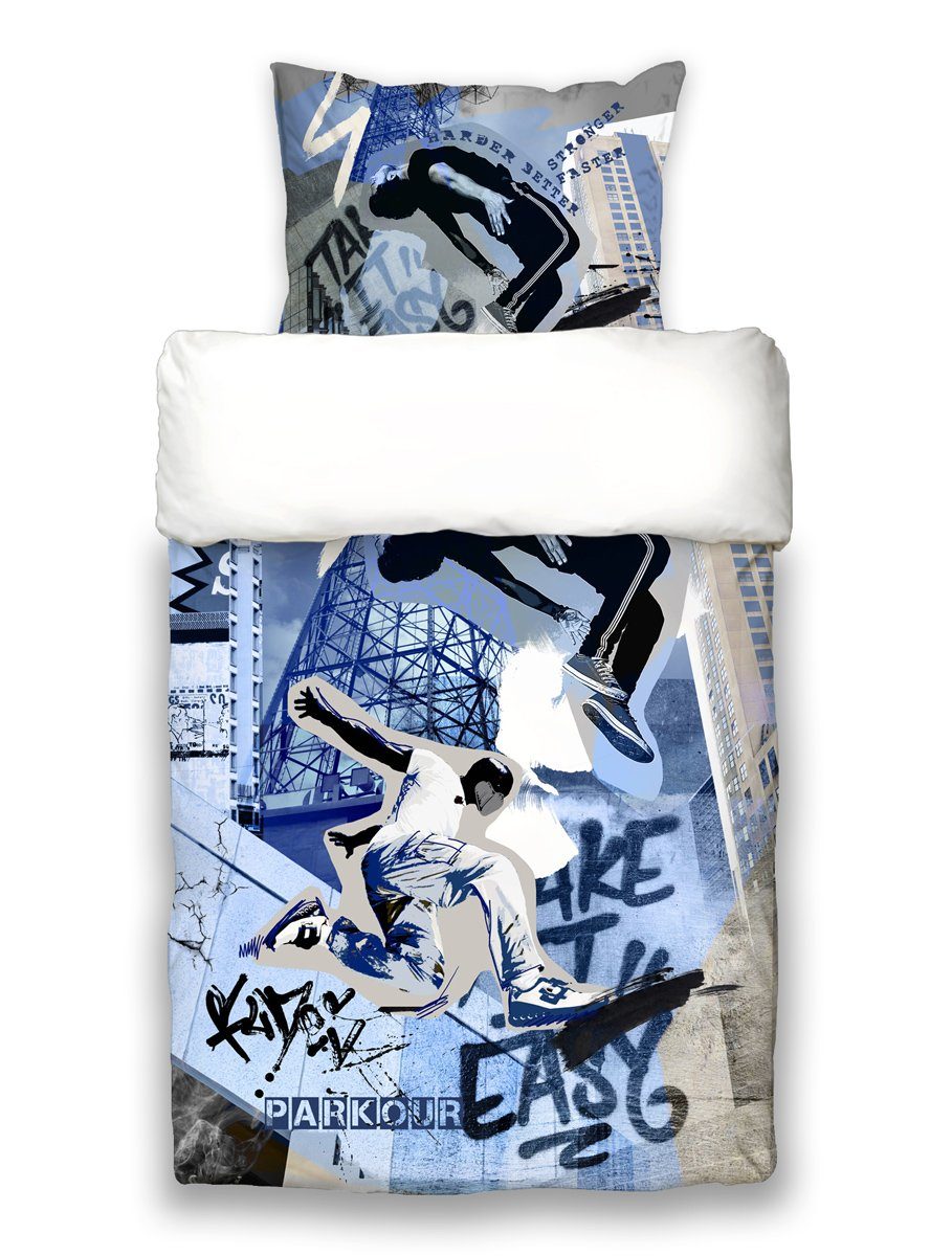 beties Jugendbettwäsche Graffiti, 100% feinste Baumwolle, günstig online kaufen