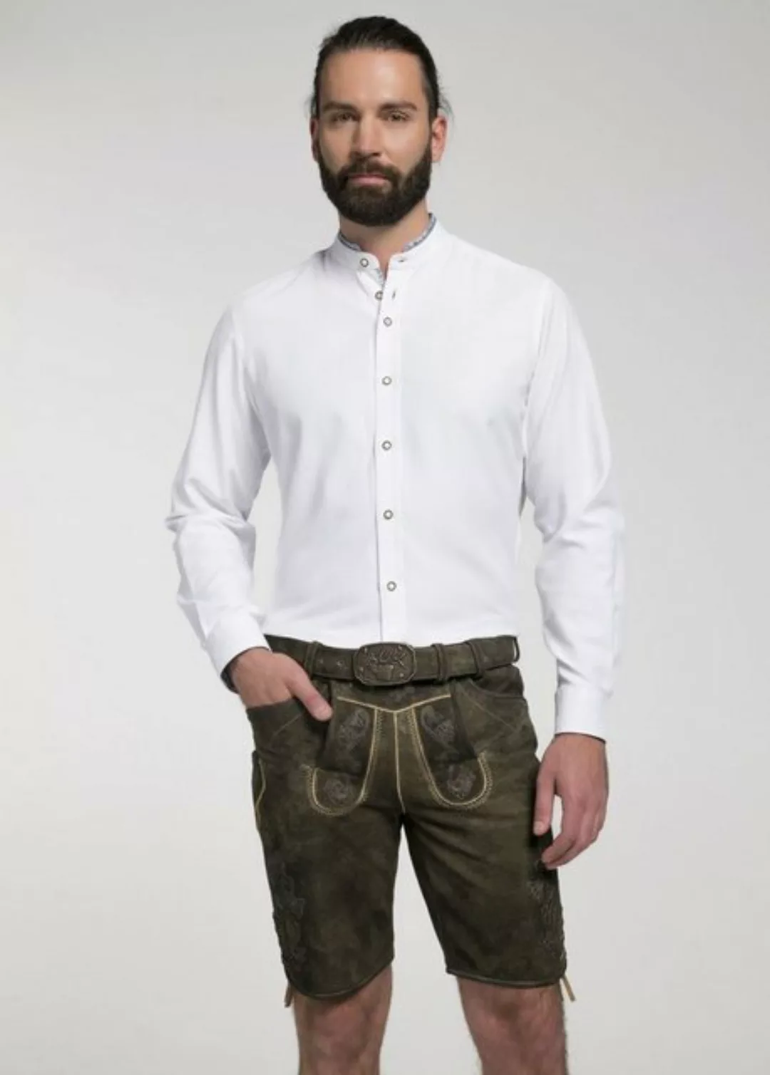 Spieth & Wensky Trachtenhemd Berko mit trendigen Kontrastbesätzen günstig online kaufen