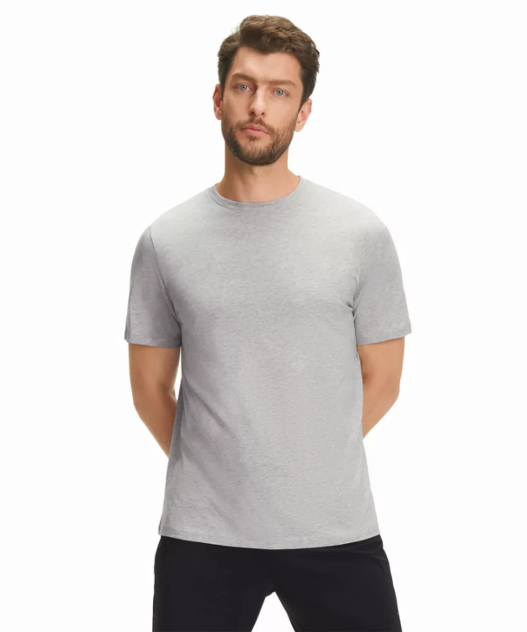 FALKE Herren T-Shirt Rundhals, XXL, Grau, Baumwolle, 38945-375706 günstig online kaufen