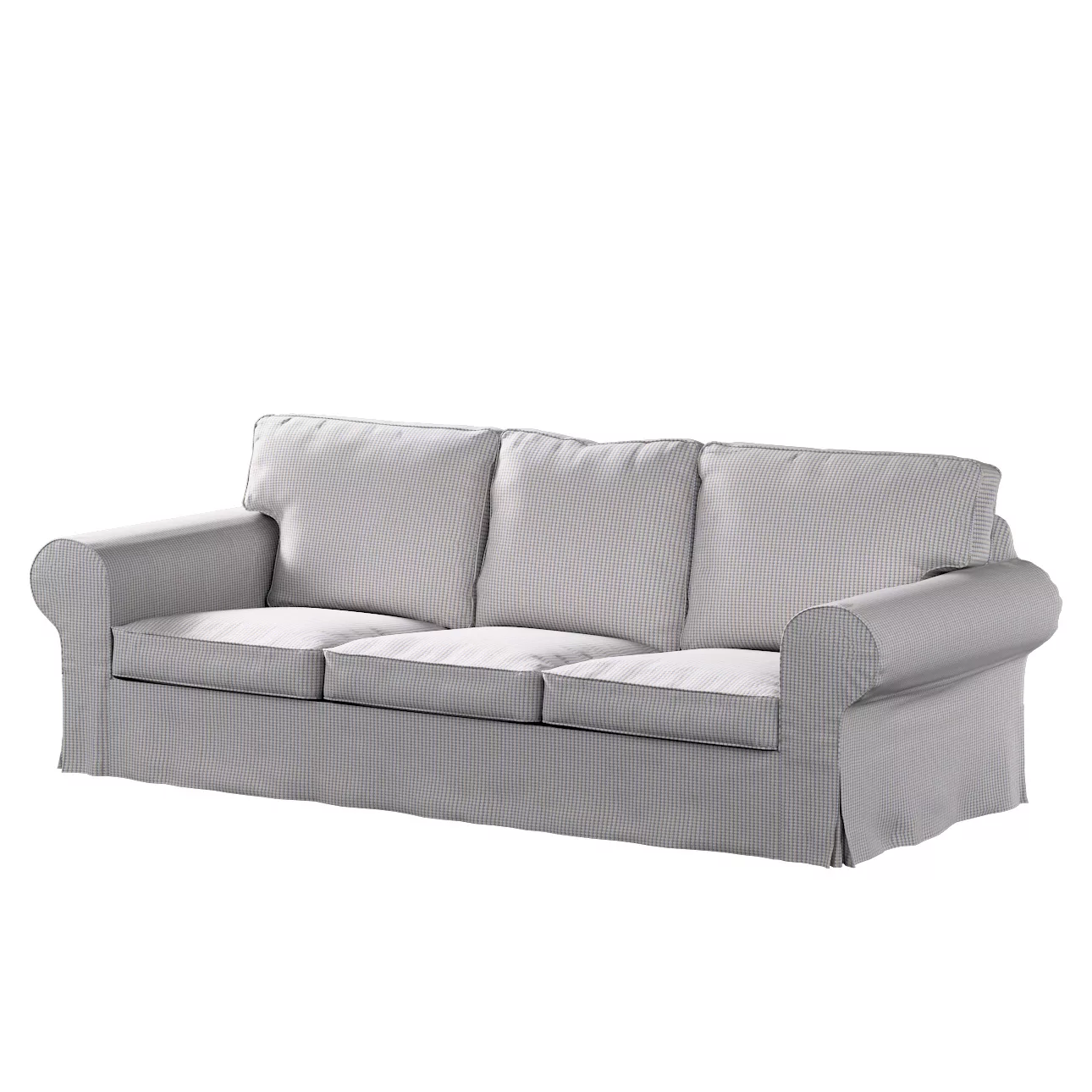 Bezug für Ektorp 3-Sitzer Schlafsofa, neues Modell (2013), beige-blau, 40cm günstig online kaufen