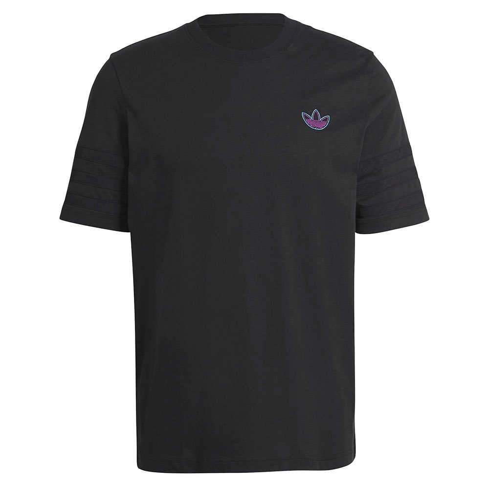 Adidas Originals Speed Stripe Kurzärmeliges T-shirt L Black günstig online kaufen