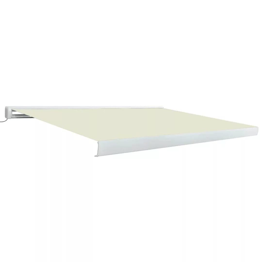 Motorisierte Kassetten-markise 350x250 Cm Creme günstig online kaufen