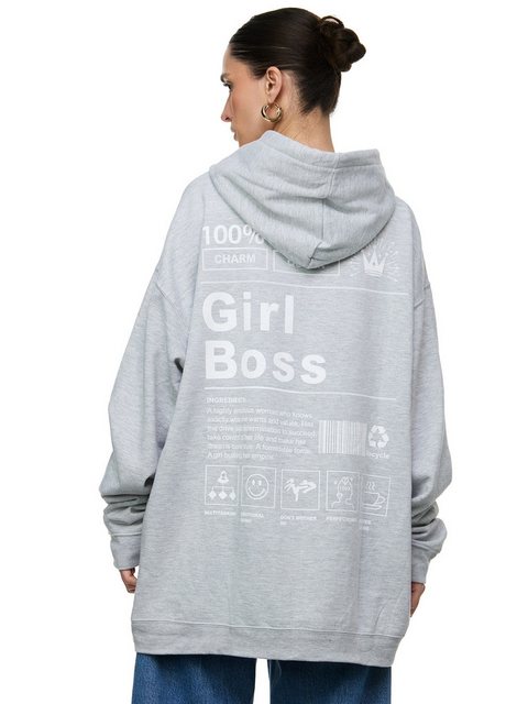 Worldclassca Hoodie Worldclassca Oversized Print GIRL BOSS Hoodie Kapuzenpu günstig online kaufen