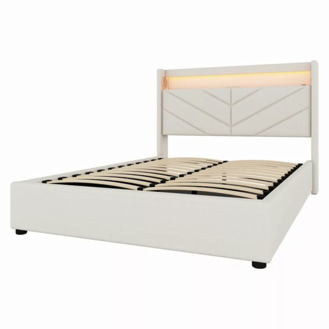 Gotagee Polsterbett Einzelbett 140x190cm Doppelbett Jugendbett mit Stauraum günstig online kaufen